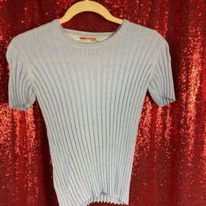 PRADA Baby Blue Knit Top